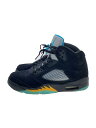 【中古】NIKE◆AIR JORDAN 5_エアジョーダン5/27cm/BLK【シューズ】