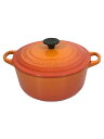 【中古】LE CREUSET◆鍋/ORN【キッチン用品】