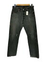 【中古】Levi’s◆90s/TURKEY製/ボタン裏247/EURO/ストレートパンツ/32/コットン/BLK【メンズウェア】