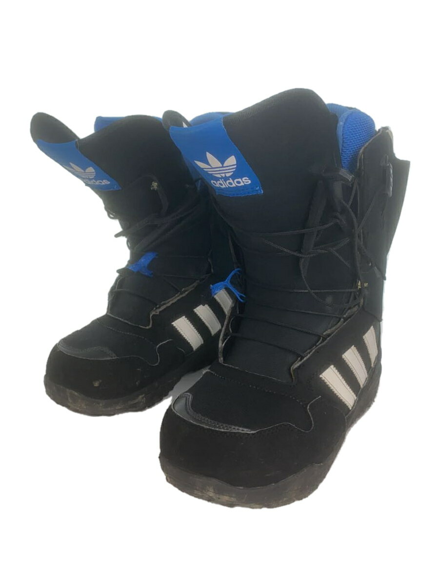 【中古】adidas◆スノーボードブーツ/25cm/シューレース/BLK/C75890/ブラック【スポーツ】