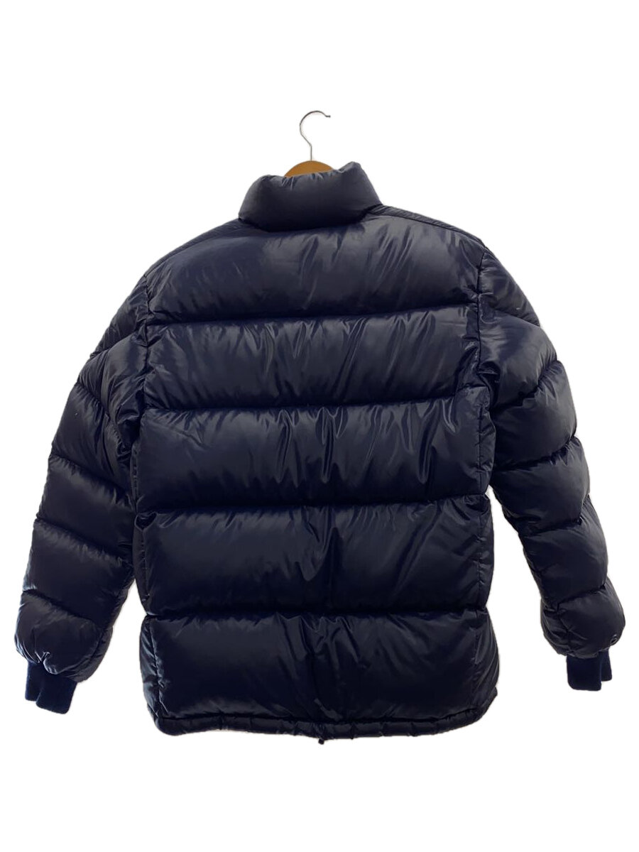【中古】MONCLER◆ダウンジャケット/--/ナイロン/NVY/無地/ski wear/アシックス/日本製/フロント一部リヘ【メンズウェア】