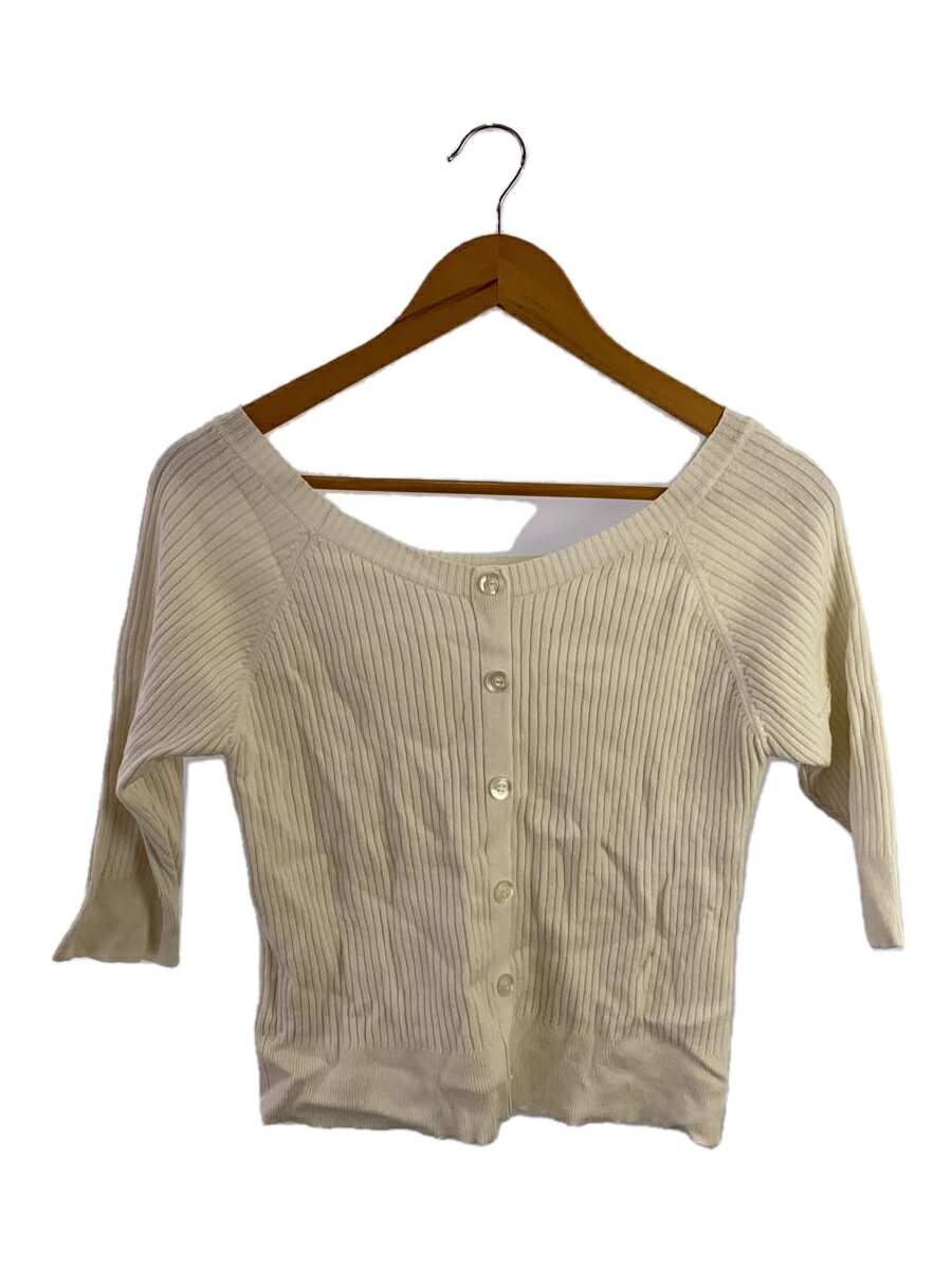 【中古】JILLSTUART◆トップス/FREE/レーヨン/WHT/無地【レディースウェア】