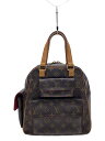 【中古】LOUIS VUITTON◆エクサントリ・シテ_モノグラム・キャンバス_BRW/PVC/BRW【バッグ】(4)