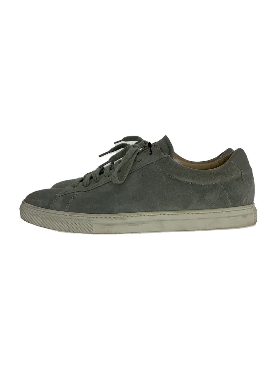 【中古】ZESPA◆ローカットスニーカー/42/GRY/スウェード【シューズ】