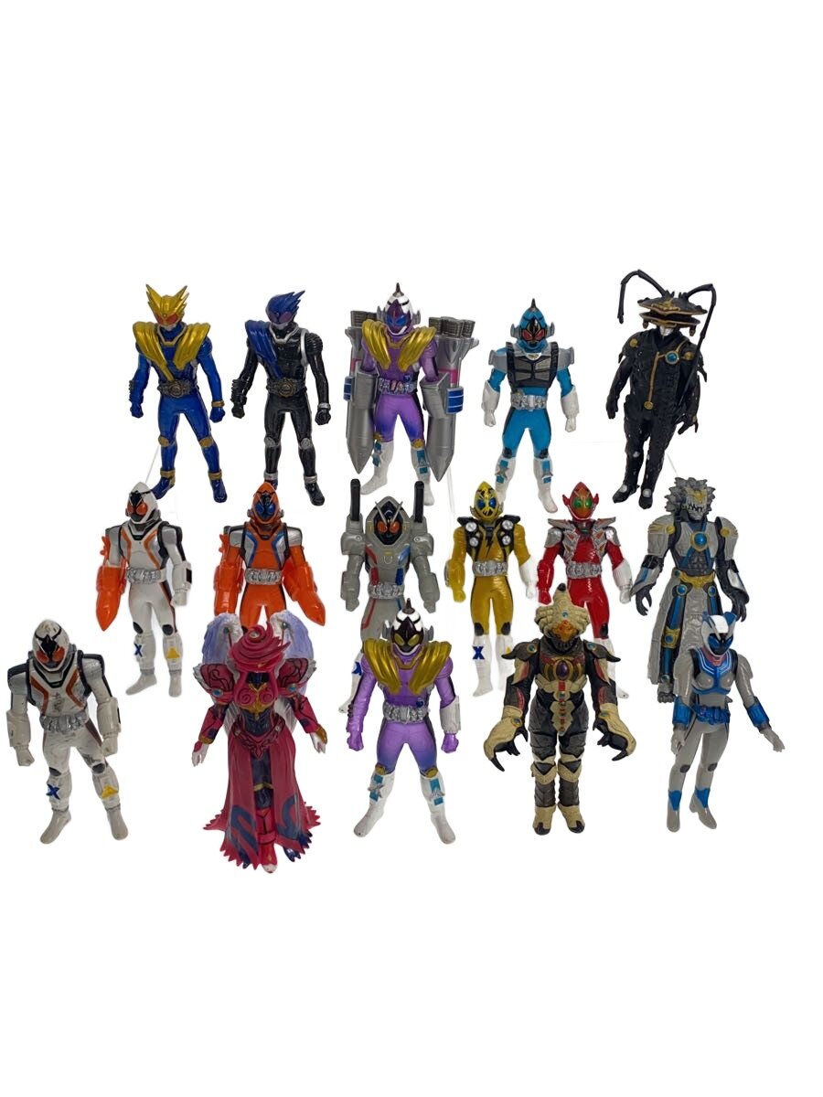 【中古】ソフビ/仮面ライダーフォーゼ/16体まとめ売り/KAMENRIDERFOURZE//【ホビー】