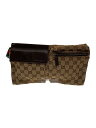 【中古】GUCCI◆ウエストバッグ/--/総柄/28566【バッグ】
