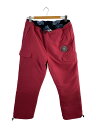 【中古】Timberland◆ボトム/M/ナイロン/RED【メンズウェア】
