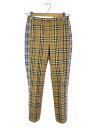 【中古】BURBERRY◆ノバチェックスラックス/32/コットン/マルチカラー/チェック【レディースウェア】