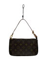 【中古】LOUIS VUITTON◆ポシェットアクセソワール//PVC/BRW/総柄/M51980【バッグ】