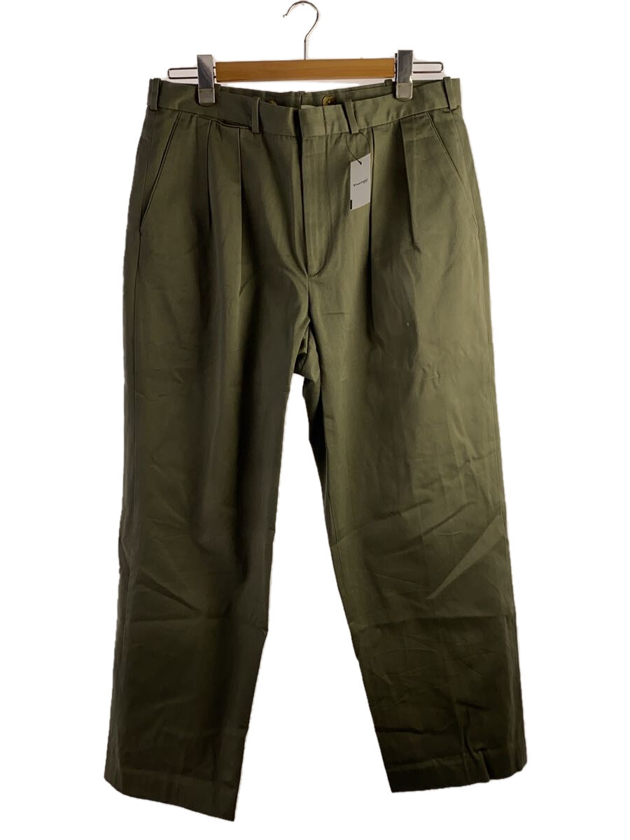 【中古】LANDS END◆2タック/ドミニカ製/ボトム/34/コットン/GRN【メンズウェア】