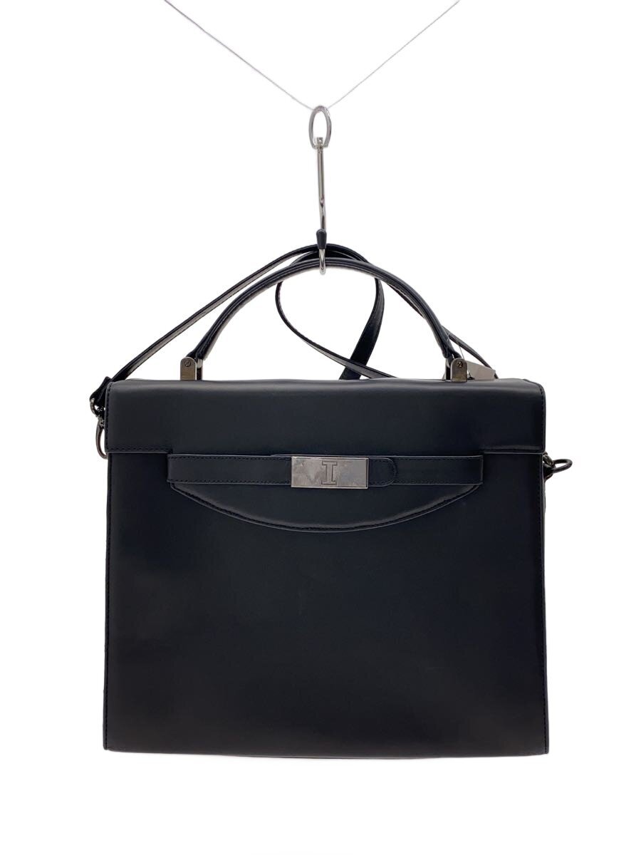 istante/ハンドバッグ/ショルダーバッグ/レザー/BLK