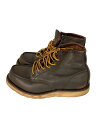 【中古】RED WING◆irish setter sport boot/犬タグ/レースアップブーツ/BRW/レザー【シューズ】(4)