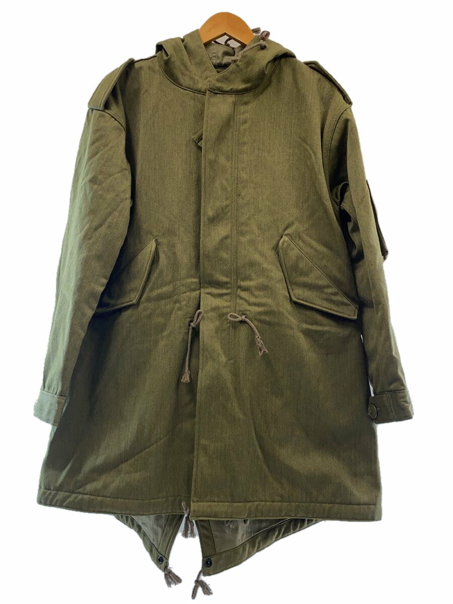 【中古】BONCOURA◆モッズコート/36/ウール/KHK【メンズウェア】