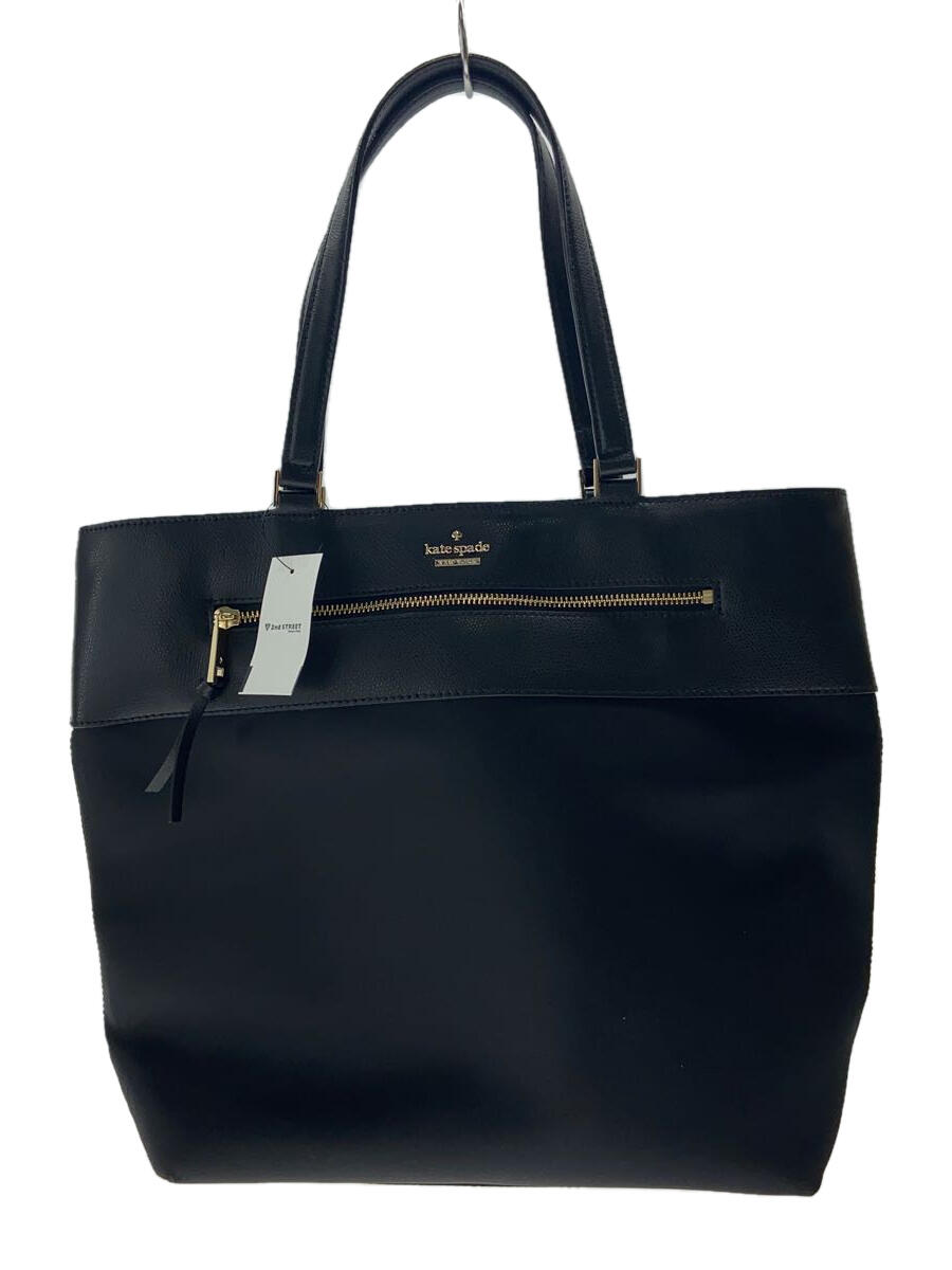 【中古】kate spade new york◆トートバッグ/ナイロン/BLK【バッグ】