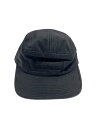 【中古】Supreme◆MM6 Maison Margiela Painted Camp Cap/キャップ/FREE/コットン/BLK【服飾雑貨他】