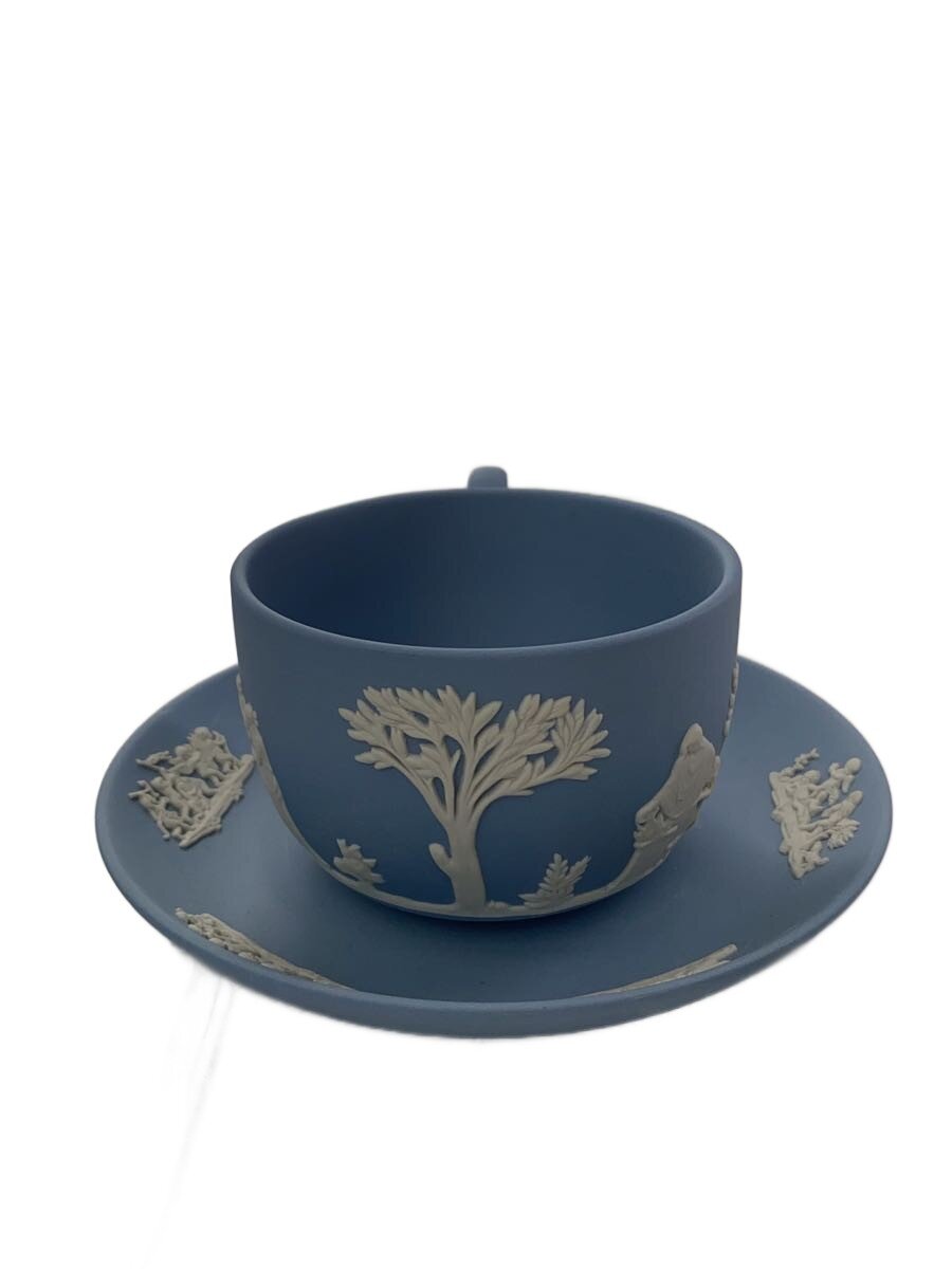 Rakuten - 【中古】WEDGWOOD◆JASPER Collection/TEACUP ＆ SAUCER/カップ&ソーサー/2点セット/BLU/2538【キッチン用品】