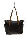 【中古】LOUIS VUITTON◆1)トータリーMM_モノグラム・キャンバス_BRW/PVC/BR ...