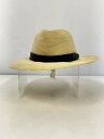 【中古】KIJIMA TAKAYUKI◆中折れハット/--/IVO/無地/レディース【服飾雑貨他】