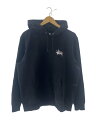 【中古】STUSSY◆BASIC STUSSY HOODIE/XL/コットン/ブラック/1924649//【メンズウェア】(4)