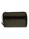 【中古】GUCCI PLUS◆クラッチバッグ/PVC/GG柄【バッグ】