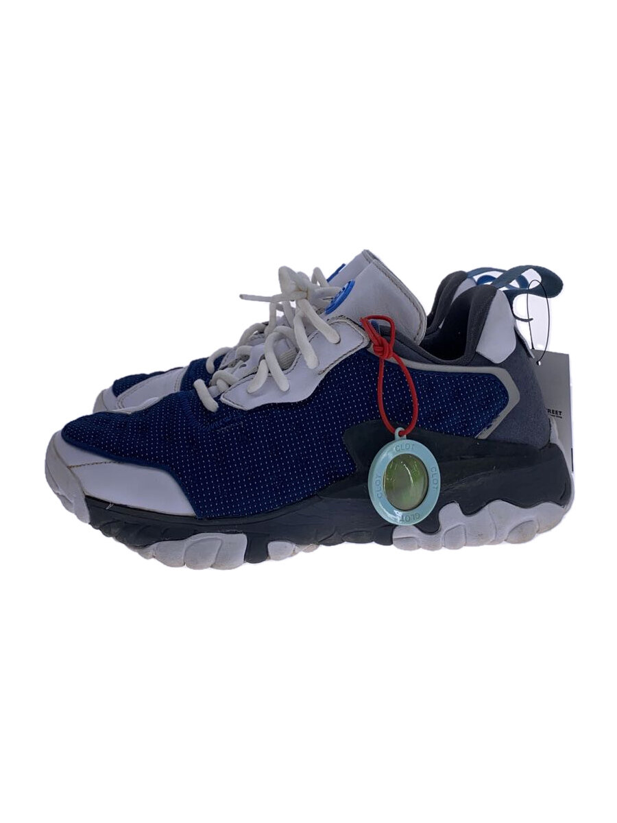 【中古】NIKE◆CLOT X JORDAN DELTA 2_クロット X ジョーダン デルタ 2/25cm/ネイビー【シューズ】