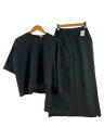 【中古】ENFOLD◆セットアップ/36/コットン/GRY/無地/300BA283-1140【レディースウェア】