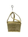 【中古】CHANEL◆マトラッセ/ココ/ショルダーバッグ/スウェード/IVO/2771569///【バッグ】