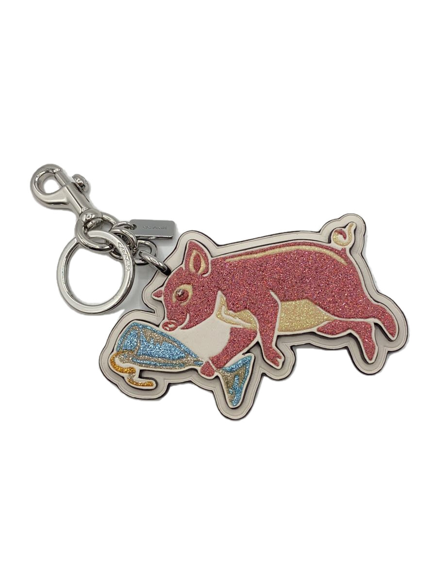 【中古】COACH◆アクセサリ-/PNK/メンズ【服飾雑貨他】