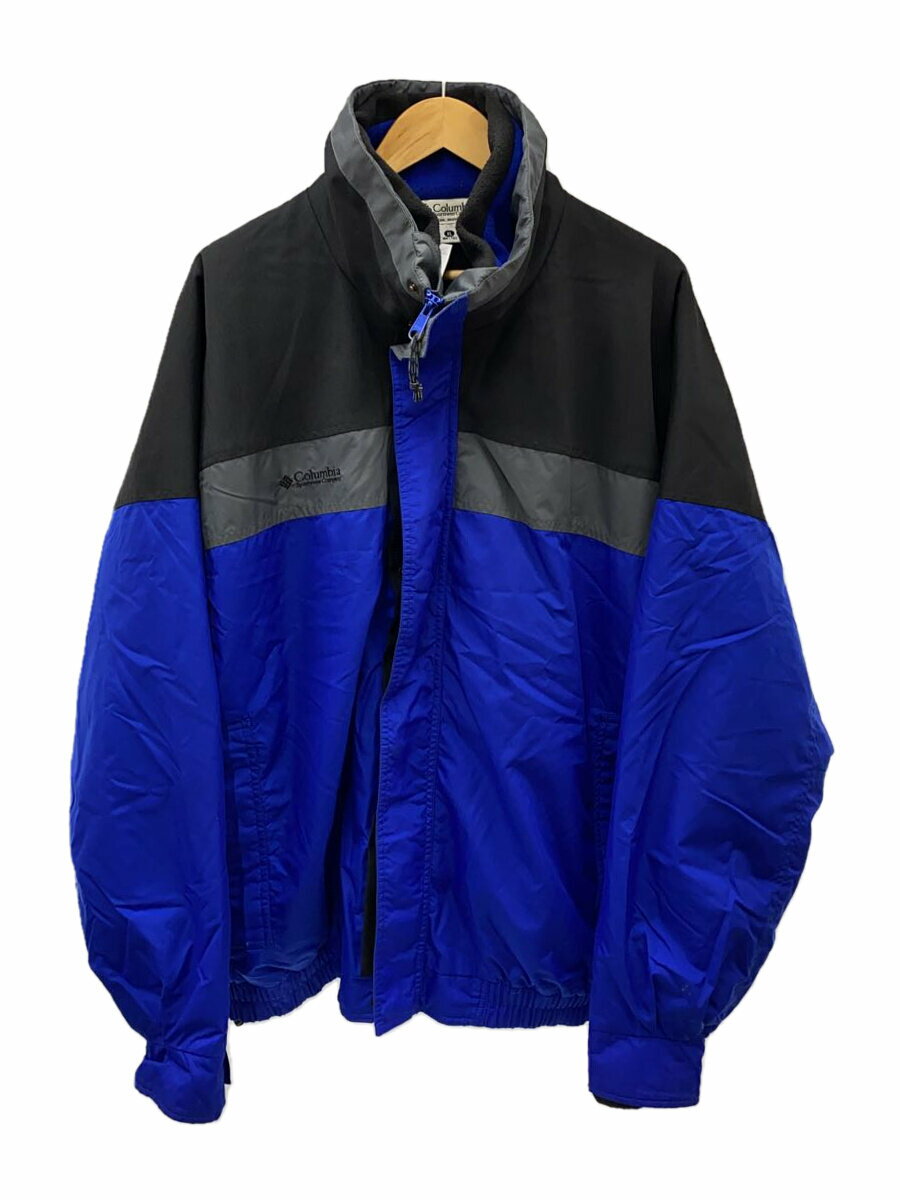 【中古】Columbia◆ジャケット/XL/ポリエステル/BLU/ライナーフリース付き【メンズウェア】