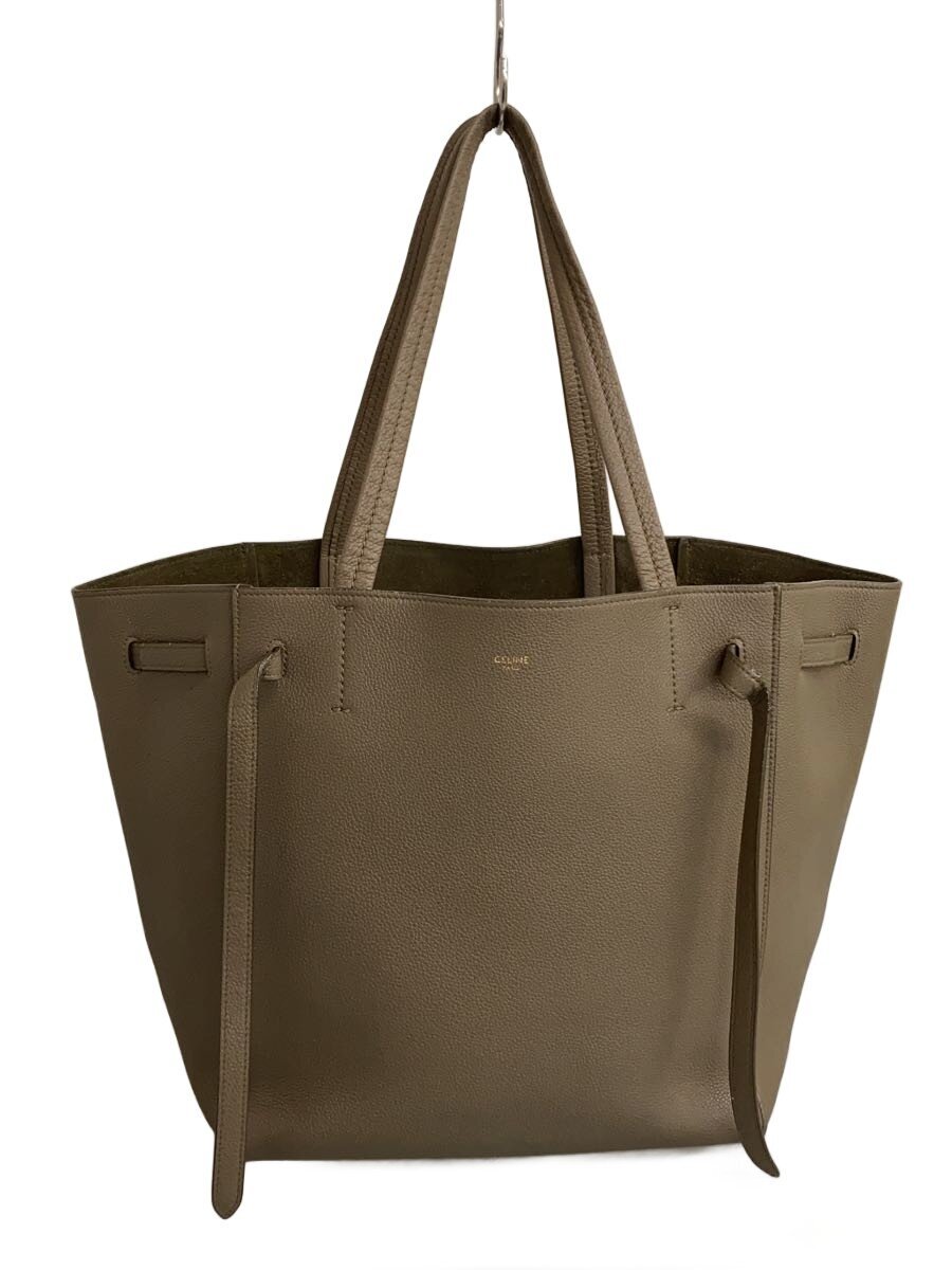 【中古】CELINE◆カバ ファントム スモール/--/GRY/無地//【バッグ】