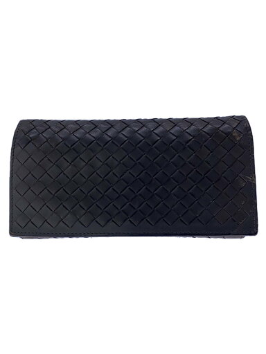 【中古】BOTTEGA VENETA◆イントレチャート/長財布/牛革/GRY/メンズ/156819【服飾雑貨他】 【中古】BOTTEGA VENETA◆イントレチャート/長財布/牛革/GRY/メンズ/156819【服飾雑貨他】