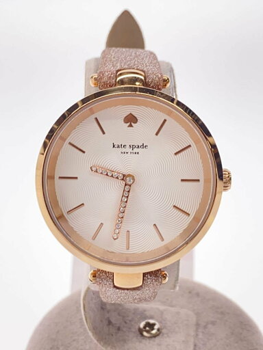 【中古】kate spade new york◆クォーツ腕時計/アナログ/--/WHT/BEG/KSW1474【服飾雑貨他】 【中古】kate spade new york◆クォーツ腕時計/アナログ/--/WHT/BEG/KSW1474【服飾雑貨他】