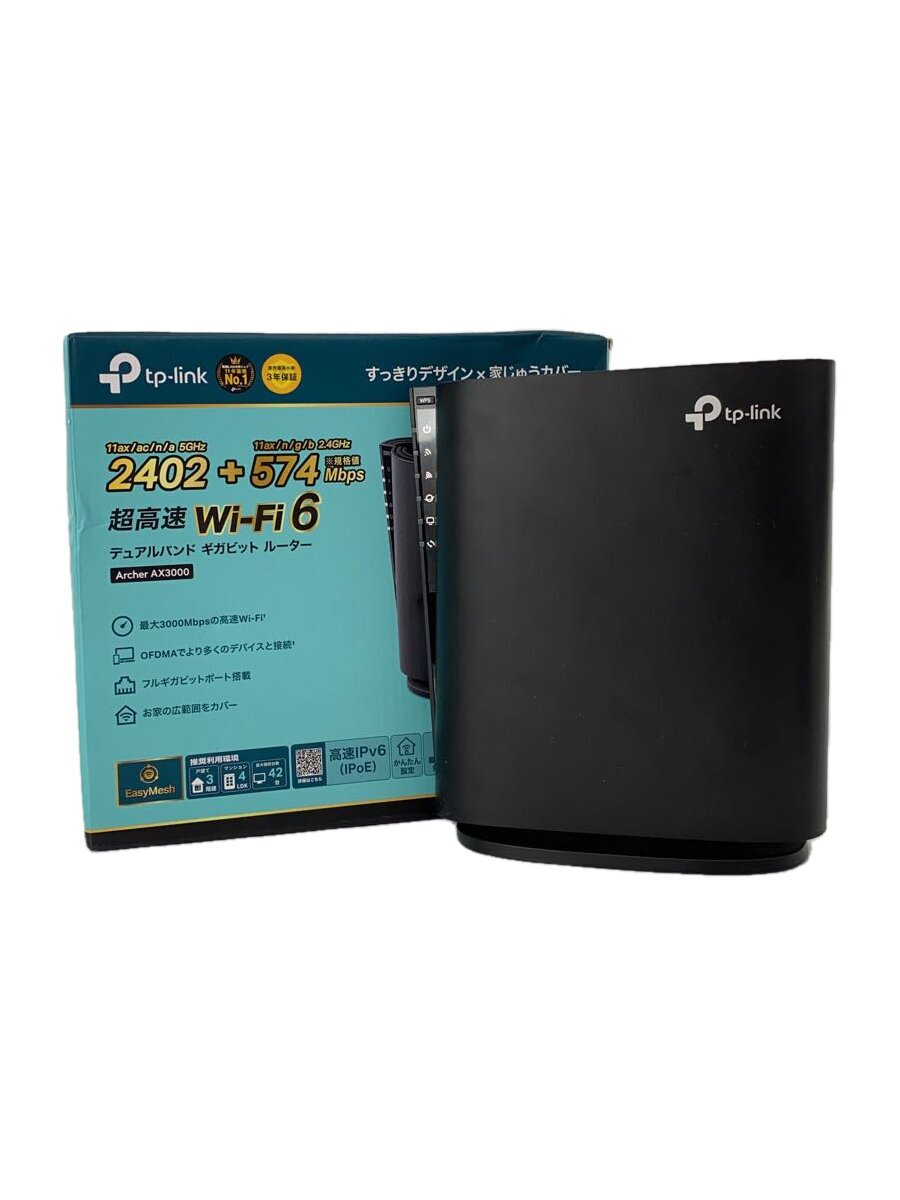 【中古】tp-link◆無線LANルーター(Wi-Fiルーター) Archer AX3000【パソコン】