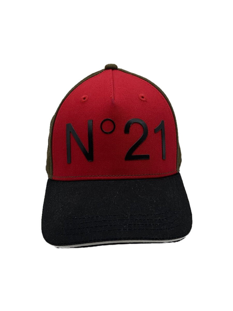 【中古】N21(numero ventuno)◆キャップ/コットン/マルチカラー/レディース【服飾雑貨他】