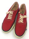 【中古】PRO-Keds◆推定90s/コロンビア製/ローカットスニーカー/RED/キャンバス【シューズ】