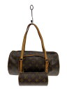 【中古】LOUIS VUITTON◆2)パピヨン30_モノグラム・キャンバス_BRW/PVC/BRW【バッグ】