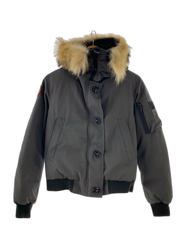 【中古】CANADA GOOSE◆LABRADOR BOMBER/ダウンジャケット/S/ポリエステル/GRY/7967JL【レディースウェア】 【中古】CANADA GOOSE◆LABRADOR BOMBER/ダウンジャケット/S/ポリエステル/GRY/7967JL【レディースウェア】