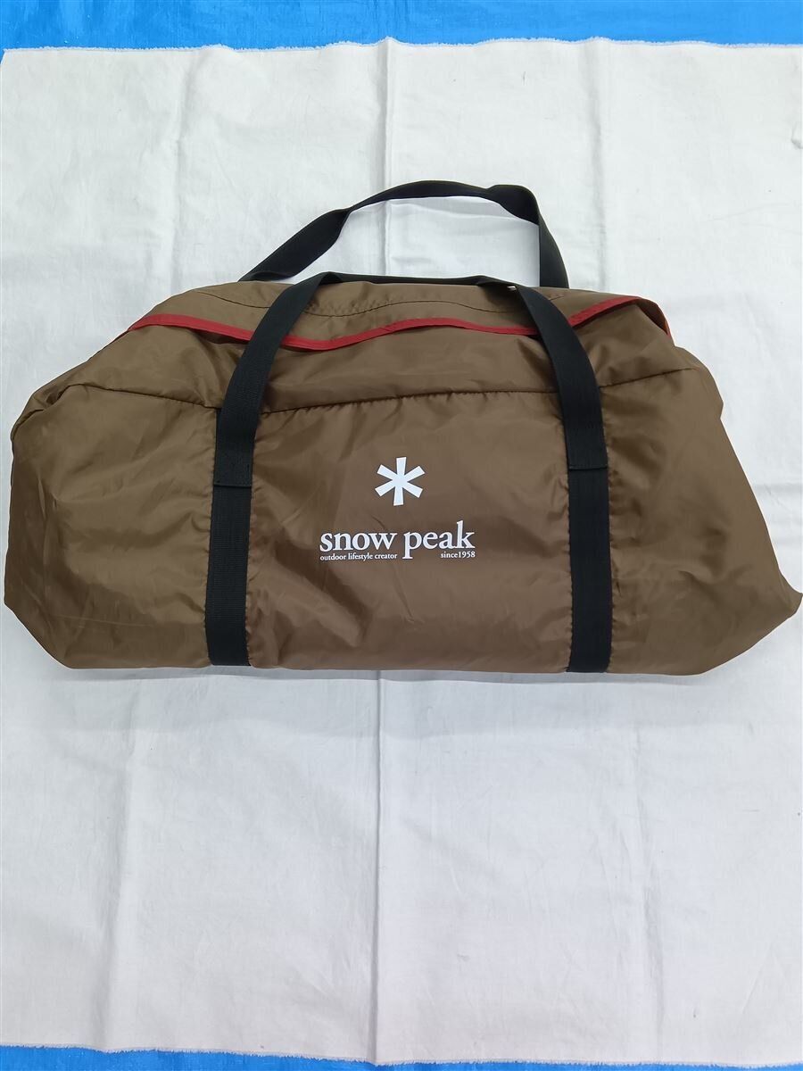 【中古】snow peak◆Exclusive Duo Set 35周年別注モデル/タープ/スクリーン/カーキ/SET-40【スポーツ】