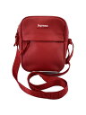 【中古】Supreme◆ショルダーバッグ/レザー/RED/無地【バッグ】(4)