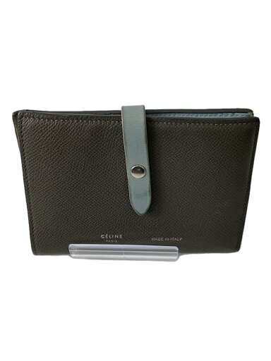 【中古】CELINE◆2つ折り財布/レザー/GRY/無地/レディース/F-PG-2188【服飾雑貨他】 【中古】CELINE◆2つ折り財布/レザー/GRY/無地/レディース/F-PG-2188【服飾雑貨他】