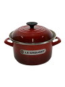 【中古】LE CREUSET◆鍋/RED【キッチン用品】