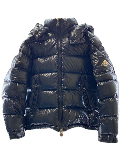 【中古】MONCLER◆ダウンジャケット/1/ナイロン/BLK/無地/B20914036605//【メンズウェア】 【中古】MONCLER◆ダウンジャケット/1/ナイロン/BLK/無地/B20914036605//【メンズウェア】