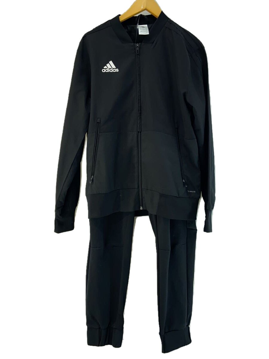 【中古】adidas◆スポーツウェアー/M/BLK【スポーツ】
