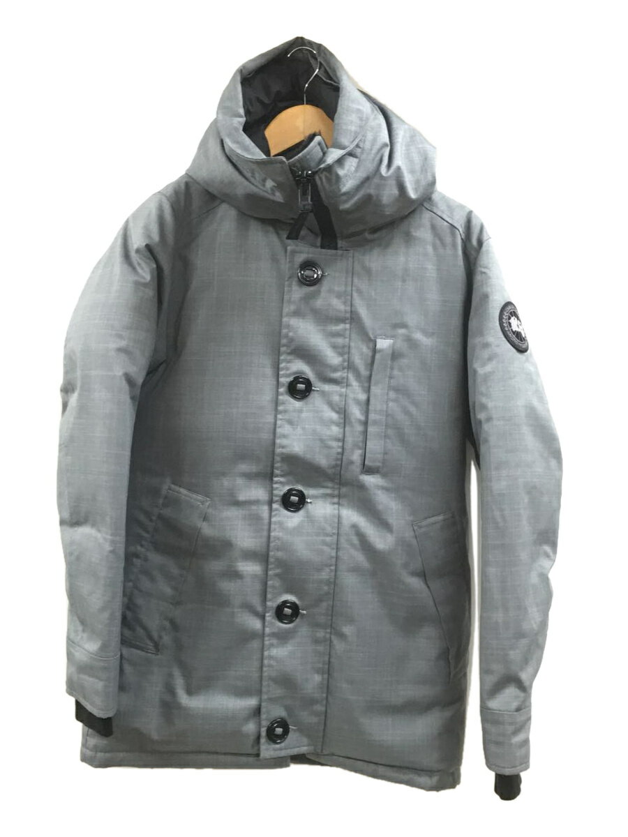 【中古】CANADA GOOSE◆EDIFICE別注/CRESTON PARKA/ダウンジャケット/XS/ポリエステル/グレー/3481JMB【メンズウェア】