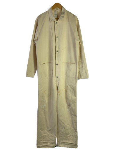 【中古】Taiga Takahashi◆COVERALLS/つなぎ/オーバーオール/one/コットン/IVO/LOT 403【メンズウェア】 【中古】Taiga Takahashi◆COVERALLS/つなぎ/オーバーオール/one/コットン/IVO/LOT 403【メンズウェア】