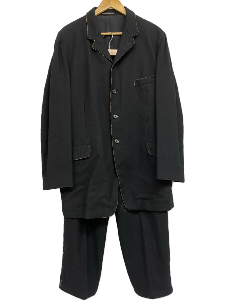 【中古】yohji yamamoto POUR HOMME◆セットアップ/--/ウール/BLK/HT-J15-116【メンズウェア】