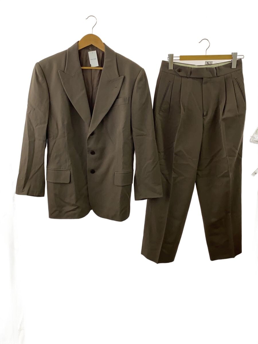 【中古】Jean Paul GAULTIER HOMME◆スーツ/48/ウール/BRW/オンワード樫山/B:84-92/T:160-170/W:76(48)【メンズウェア】