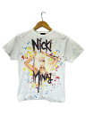 【中古】NICKI MINAJ/WORLD TOUR 2012/SHOOT/Tシャツ/S/コットン/WHT/プリント【メンズウェア】