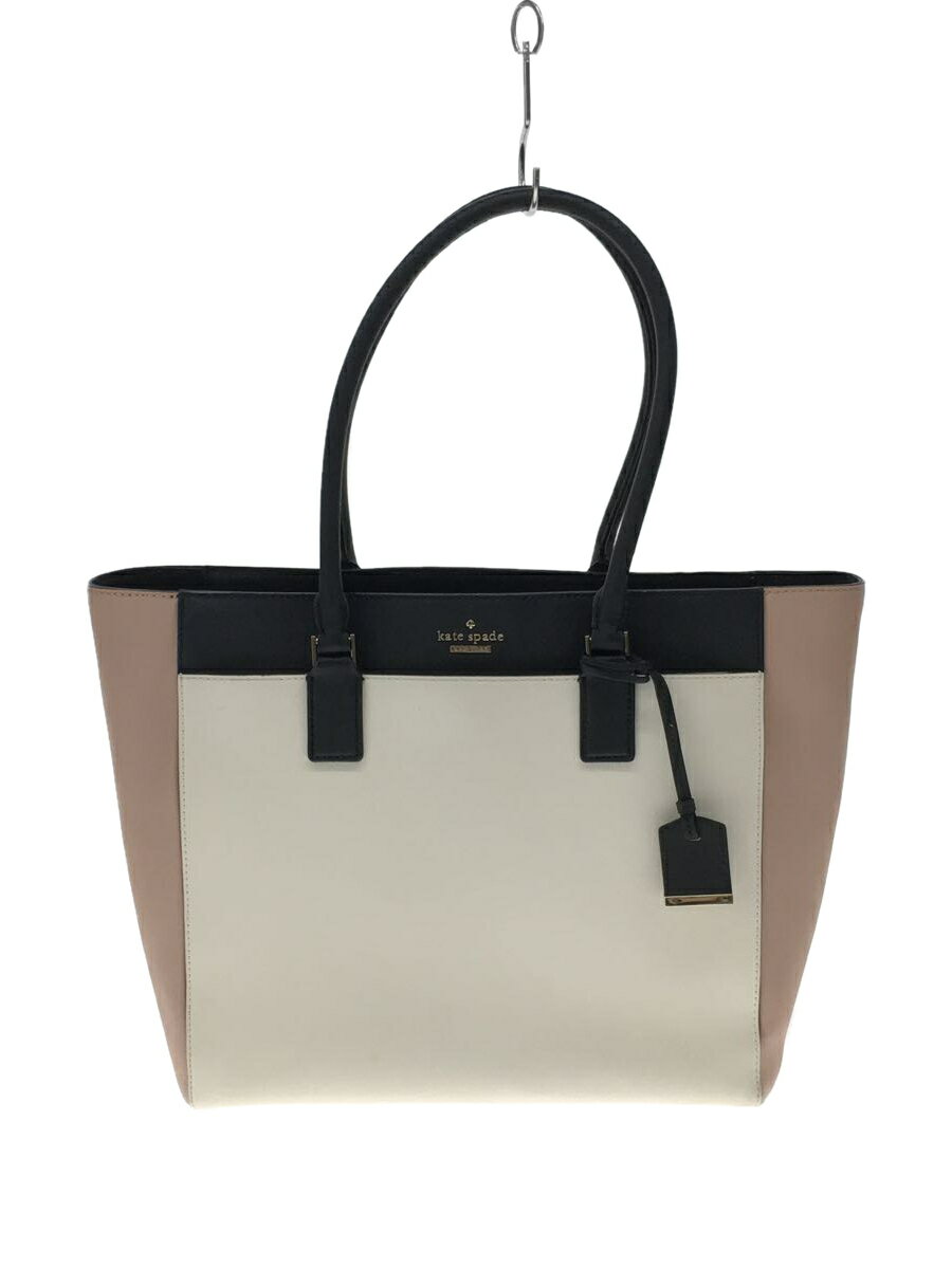 【中古】kate spade new york◆トートバッグ/--/シミ有【バッグ】