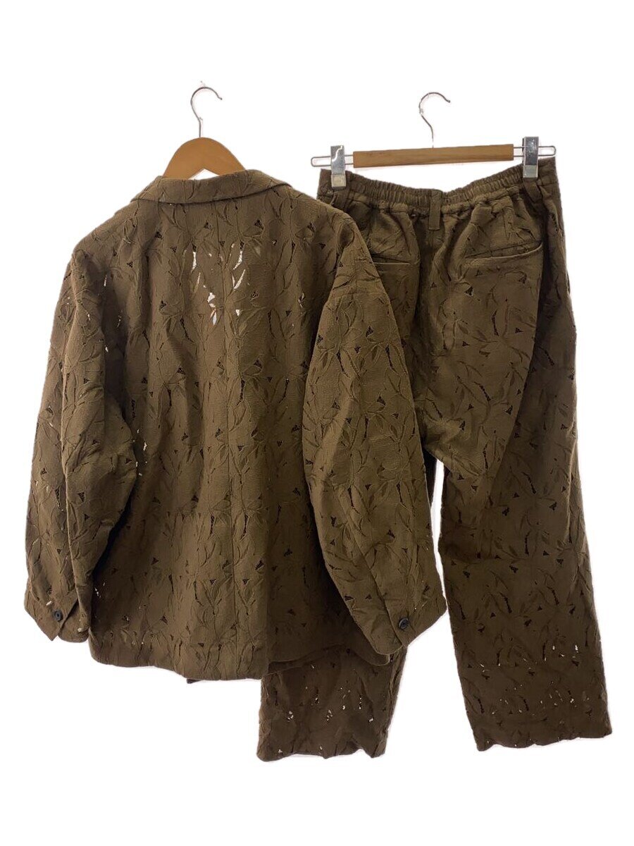 【中古】MAISON SPECIAL◆22ss/リーフレスプライムダブテーラード/セットアップ/3/コットン/KHK/11221111206【メンズウェア】